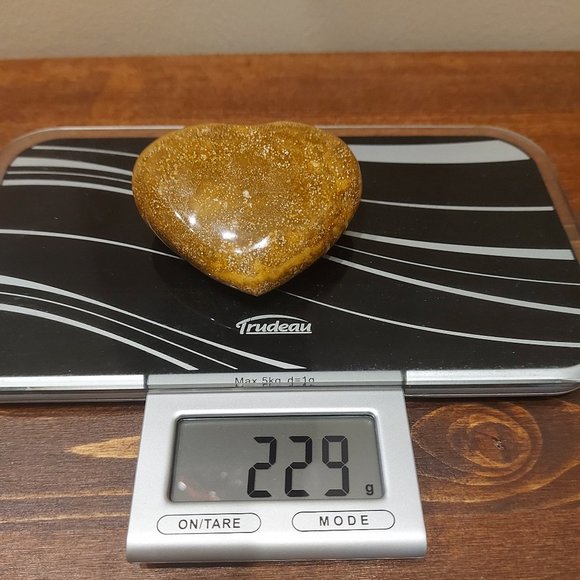 🔥 Sale 🔥Brown Ocean Jasper Heart (Stand Not Included) - Final Price - Picture 5 of 8